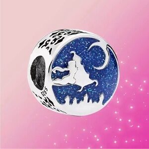 Disney Silver and Blue Charm Bracelet